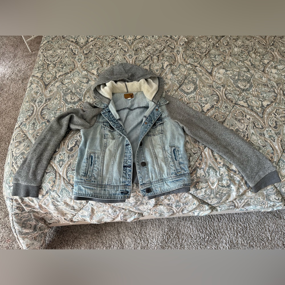 Vintage American Eagle Denim button up Jacket size M